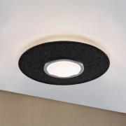 Paulmann Smart LED-loftlampe Tulga, antracit Ø 45 cm filt