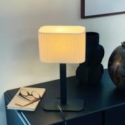 Dyberg Larsen bordlampe Calix, naturhvid, højde 39 cm