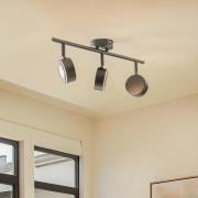 Lindby-spot Jyla, sort, 2.700 K, 3-lys, GX53