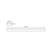 OSRAM LED-lysliste POWER BATTEN, 3.000 K, 60 cm, 2 lyskilder