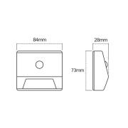OSRAM natlampe NIGHTLUX STAIR, sølv Sensor Batteri IP54