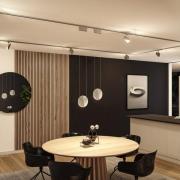 Paulmann URail-pendel Alejandro krom 3.000 K 3-trins dæmpbar