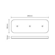 Ladestation til batteridrevet bordlampe Facetta / Veluna, 3 pladser
