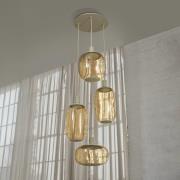 OSRAM hængelampe Decor Needle Plate beige, stål, 4 lyskilder, E27