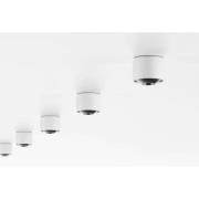 LOOM DESIGN LED-loftslampe Air, hvid, aluminium, Ø 10 cm