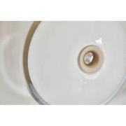 LOOM DESIGN LED-loftlampe hvid, grå, glas, Ø 20 cm