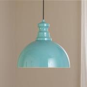 Pendellampe Kure, turkis, metal, Ø 40 cm E27