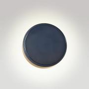 MARSET LED-væglampe Caramel, blå, Ø 22 cm, TRIAC, glas