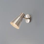 Væglampe Kem, messing, metal, højde 22 cm, E27