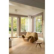 Nuura loftlampe Rizzatto 301, Ø 30 cm messingfarvet/opal