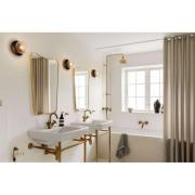 Nuura væglampe Liila 1 IP44 Ø 16,5 cm, sort/klar