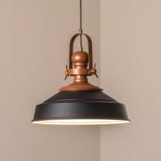 Hængelampe Craft, sort, metal, Ø 41 cm, E27