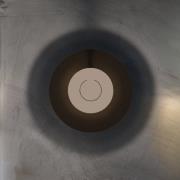 Knikerboker LED-væglampe DoppioZero, brun/sahara, Ø 30 cm