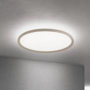 LED-loftlampe Kant, Ø 60 cm khaki, CCT metal/plast
