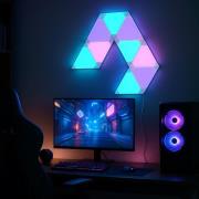 Calex Smart LED-væglampe TRIANGLES, 9-delt, RGBW, dæmpbar