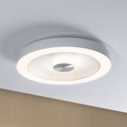 Paulmann LED-loftlampe Volea, hvid/sølv Ø 40 cm IP44 dæmpbar