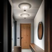 LED-loftlampe Stilo_S, sort, Ø 55 cm