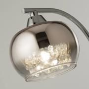 Bordlampe Ianis, grå, metal/glas, højde 36 cm, G9