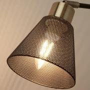 Væglampe Sepanta, sort/messing, metal, højde 21 cm, E14