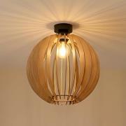 Loftlampe Clay, Ø 40 cm, birkeplywood, E27