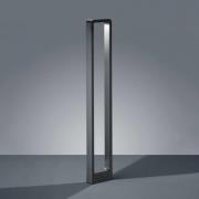 LED-gadelampe RENO, antracit, højde 100 cm, metal, IP54