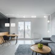 Skinne-sæt DUOline Hotel/Tommy, hvid, 4 m, 7 lyskilder, E27/E14