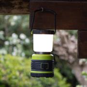 LED-akkudrevet udendørslampe 850944 sort/grøn Højde 19 cm Plast