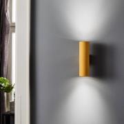 Væglampe Marion, 2 lyskilder, guldfarvet