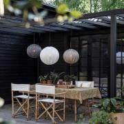 PR Home Shade Alva udendørs hængelampe beige Ø 40