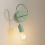 Væglampe Oxford, grøn, metal, 1 lyskilde, E27