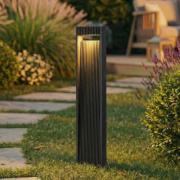 Lucande LED-gadelampe Tavion, 80 cm, antracit, IP65