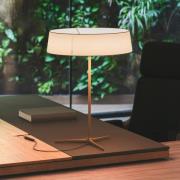 Vibia LED-bordlampe DAMA, beige, højde 61 cm Papir/metal