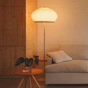 Vibia LED-gulvlampe KNIT, 195 x 65 cm, beige tekstil/metal