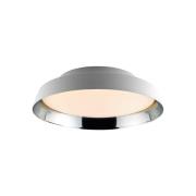 LED-loftlampe Boop! Ø54 cm hvid/blå-grå