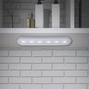 LED Push Light Row, batteridrift, 6.500 K, 30 cm