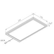Sky Sonar LED-underskabsbelysning, 3, 3.000 K stål
