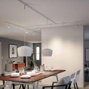 Paulmann URail endekappe, signalhvid, 2-pak, plast