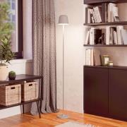 Mannera-L LED-terraselampe med batteri, grå, højde 140 cm, metal