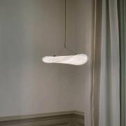 NEW WORKS LED-pendellampe Tense, Ø55, hvid, dæmpbar