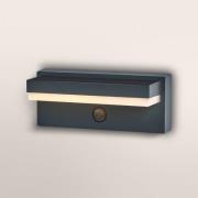 OSRAM solcellelampe ENDURA STYLE ROBUST grå, sensor IP54 USB