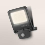 OSRAM udendørs spotlampe ENDURA FLOOD, grå, sensor 30 W 830 IP44