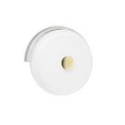 LED-væglampe Trip, carrara/hvid, marmor, glas, 2.700 K