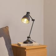 Bordlampe Emoti, antracit, 45 cm høj, justerbar