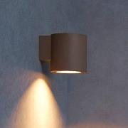 Philips udendørs væglampe Fylx, brun, metal, IP44, GU10