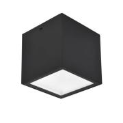 LED udendørs loftlampe GEMINI, sort, 9 x 9 cm, IP65
