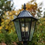 LED-udendørslampe til udendørs brug LONDON, sort, højde 227 cm, IP44