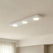 Loftlampe Hero, hvid, 55 x 12 cm, 3 lyskilder, metal, GX53