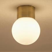 Loftlampe Hotel Mood 1, guld, metal, glas, G9