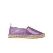 Lilla Satin Espadrillos