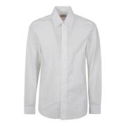 Slim Fit Bomuld Poplin Skjorte